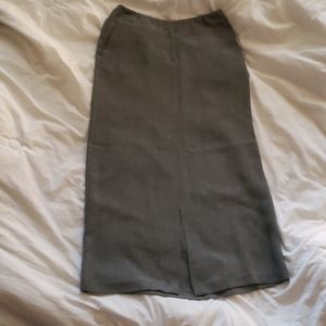 New York & Co. Grey ankle length skirt